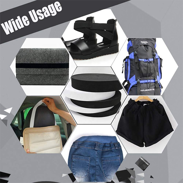 Crochet edge elastic band