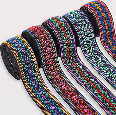 Jacquard elastic band