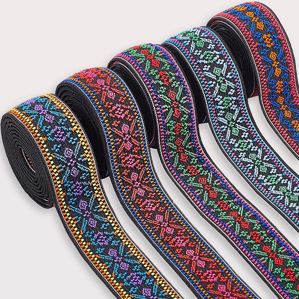 Jacquard elastic band