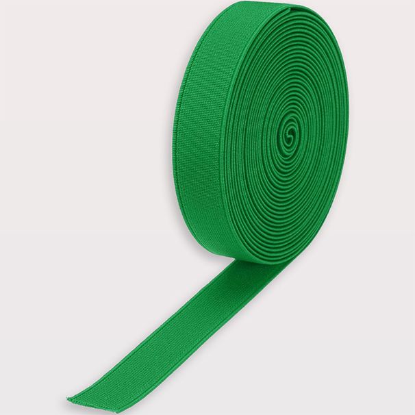 Plain woven elastic band