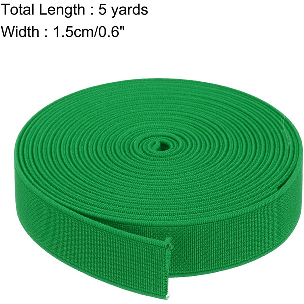 Plain woven elastic band