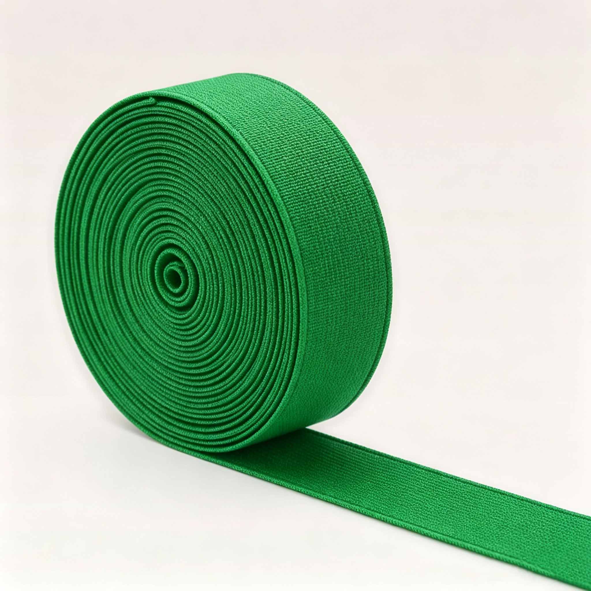 Polyester Flat Elastic Band Strap Wholesale Colorful Sewing Elastic Webbing Knitted Technics for Clothing