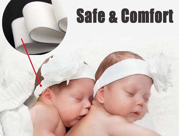 soft threads and smooth borders for skin friendliness