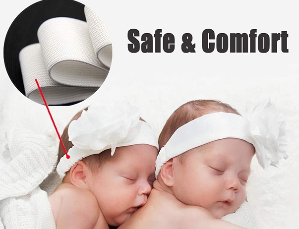 Crochet Edge Elastic Bands are made of stretchy polyester yarn