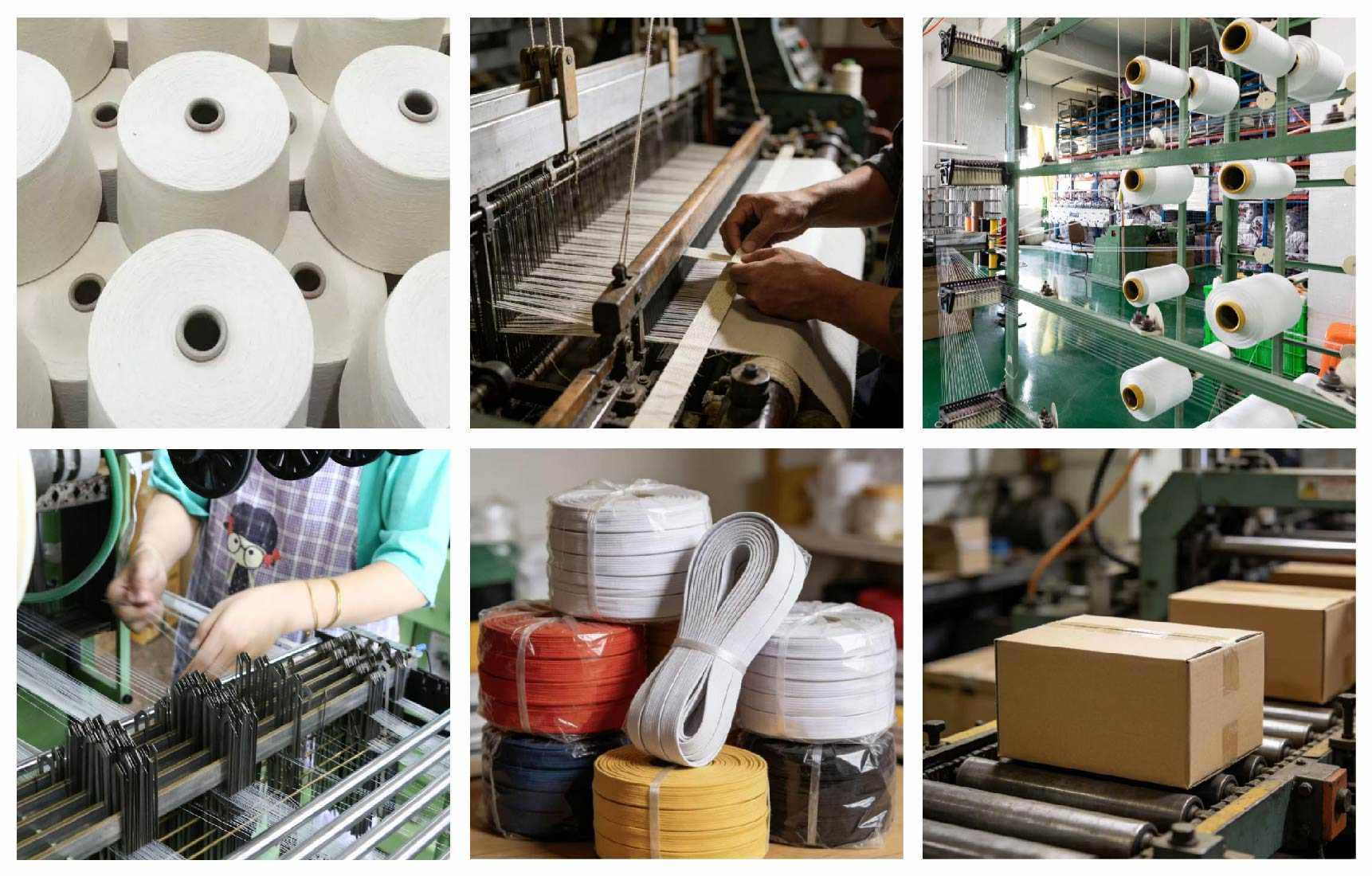 High-quality durable elastics with sustainable, slip-resistant weave
