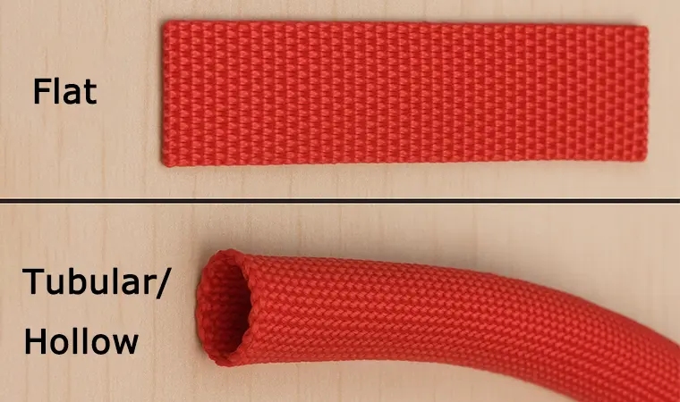 Cinta de poliéster plana vs. tubular: ¿Cuál necesita?