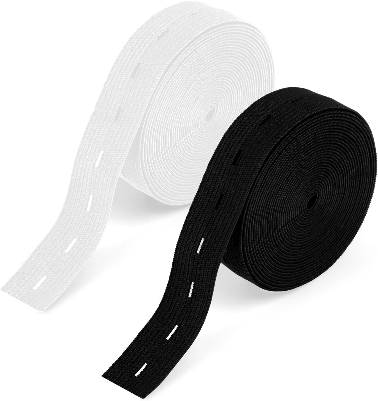 Hook Edge Buttonhole Elastic Tape for Adjustable Waistbands