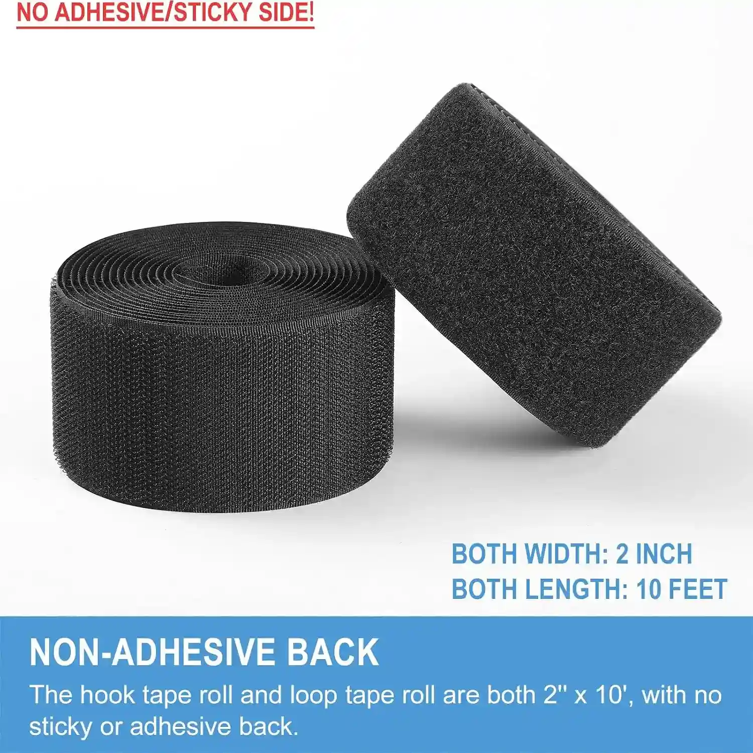 5cm Hook & Loop Tape Self Adhesive Nylon Fastener Roll for Heavy Duty Applications