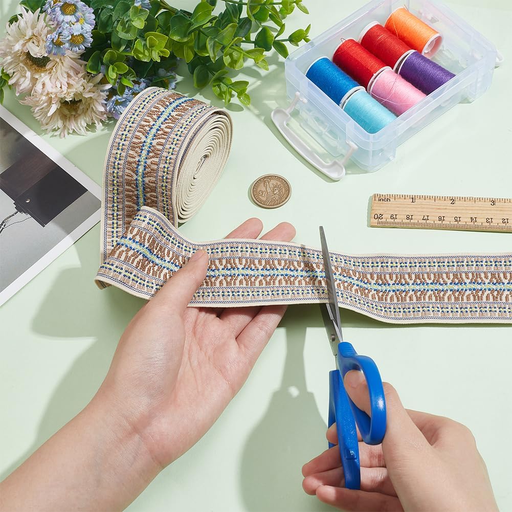 5cm Wide Computerized Jacquard Elastic Tape