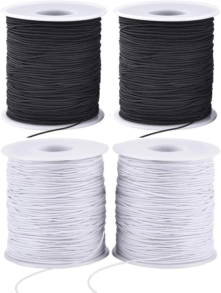 1mm Round Elastic Cord for Garment Accessories Stretch Cord 1mm Round Elastic Cord for Garment Accessories Stretch Cord