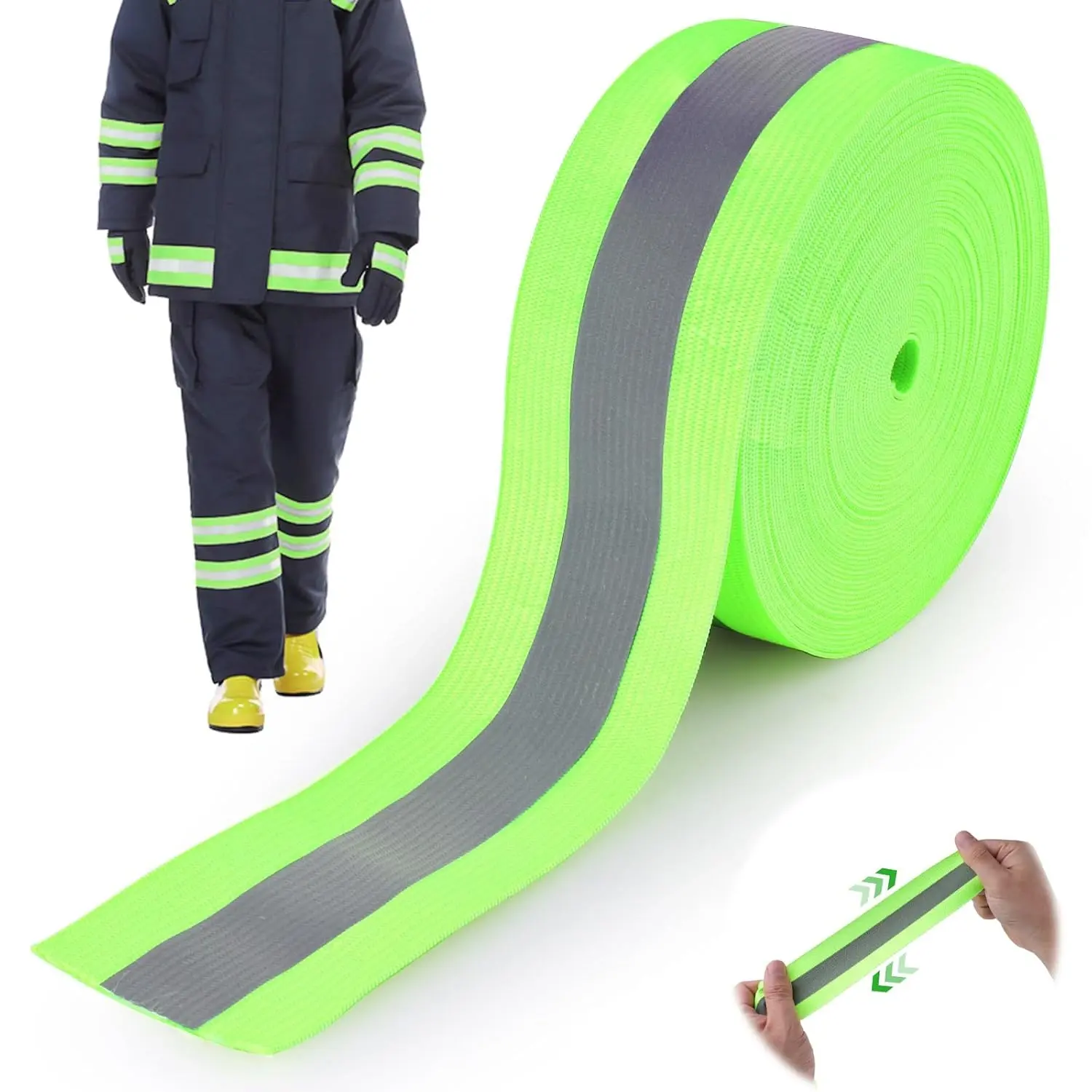 Elastic Reflective Tape for Workwear and Outdoor Products