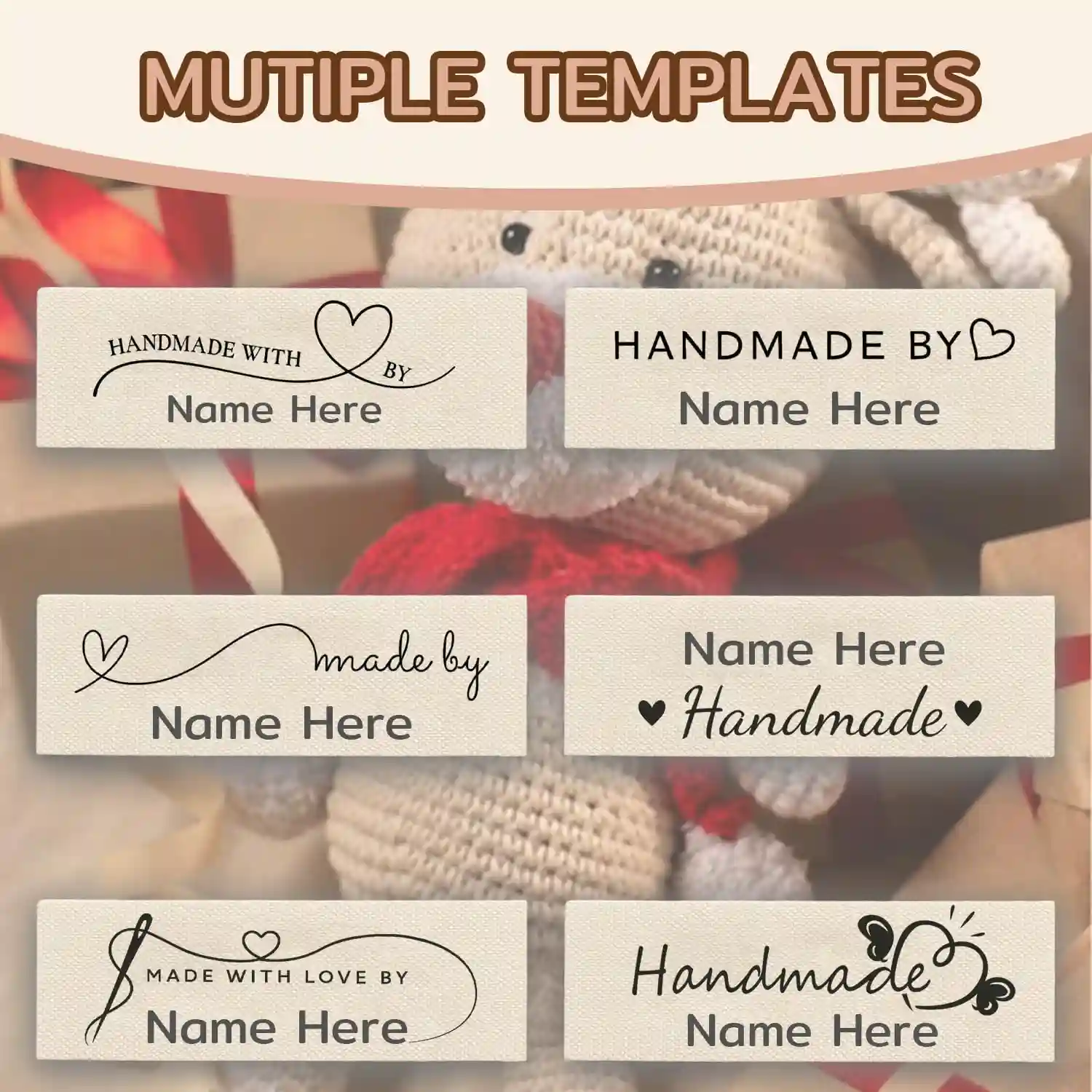 Custom Fabric Labels-Woven, Printed & Embroidery Fully Custom Sizes for Bag & Accessory Brands
