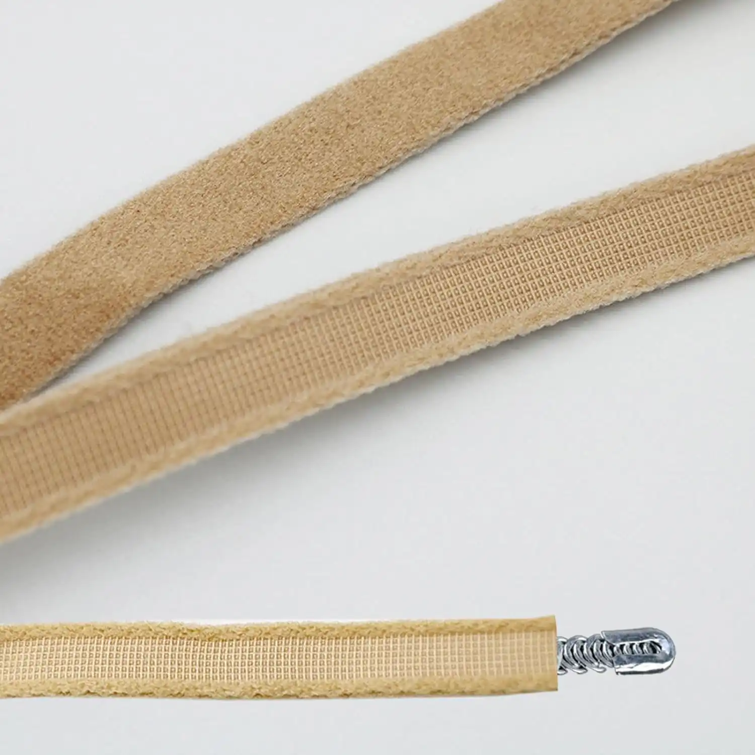 10mm Beige Corset Boning Casing Tape for Structured Garments