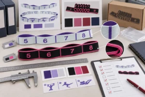 Resistance band sample approval before bulk production