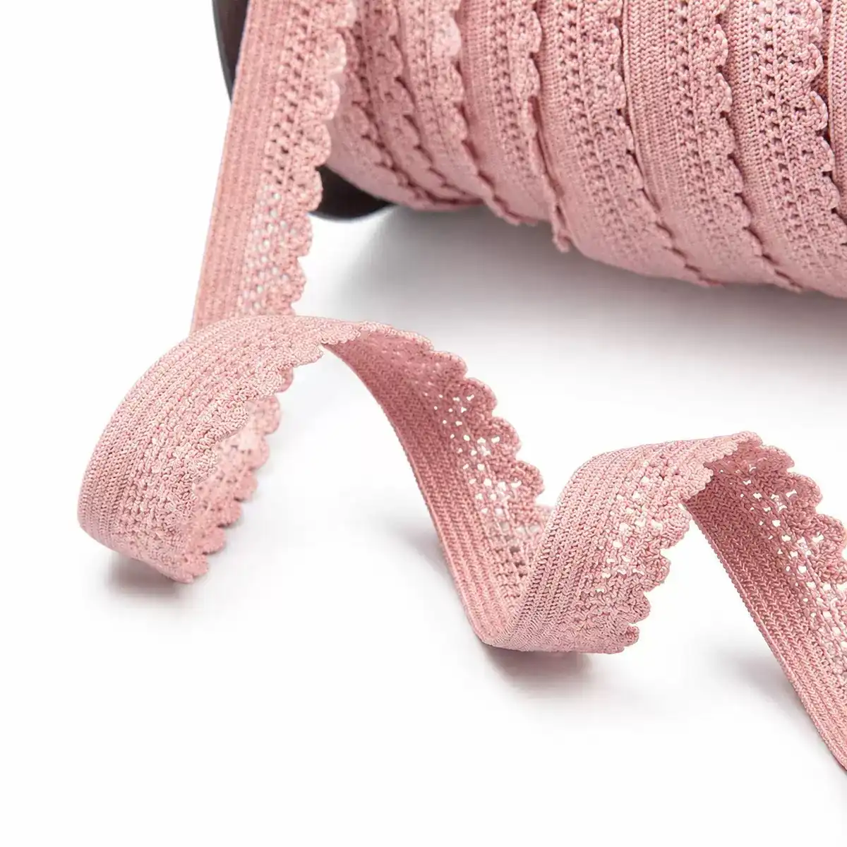 Custom Scalloped Elastic Lace Trim for Lingerie and Apparel